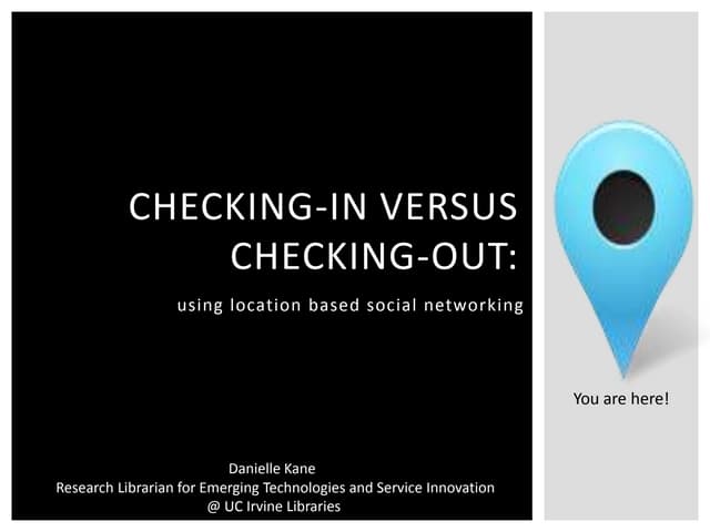 Checking-in versus checking-out
