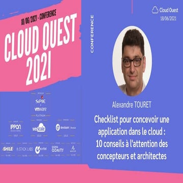 Checklist pour concevoir une application dans le cloud.10 conseils à l'attent...