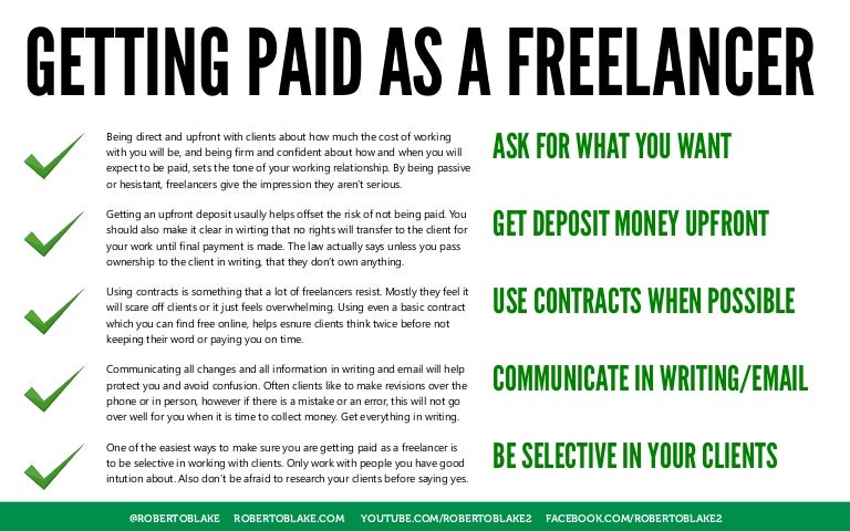 Checklist For Getting Paid As A Freelancer