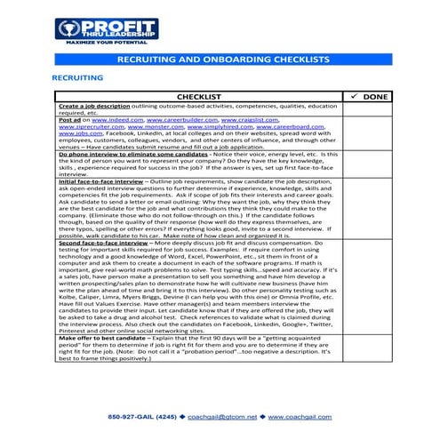 ATS Matrix Checklist | PDF