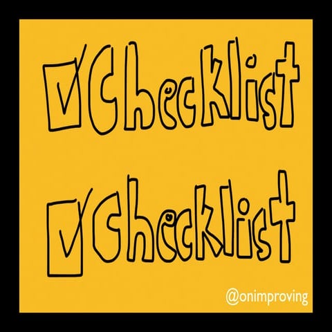 Checklist Checklist