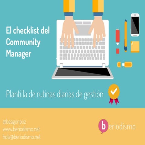 Checklist para el Community Manager