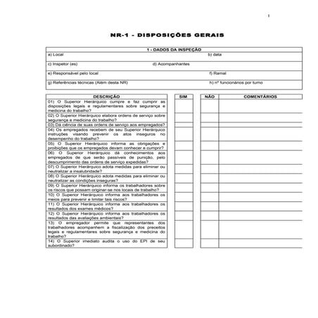Check list conformidade_nr_01 | DOC