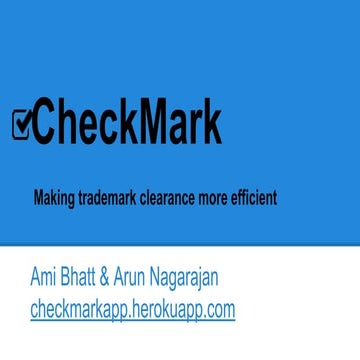 CheckMark - Code the Deal hackathon