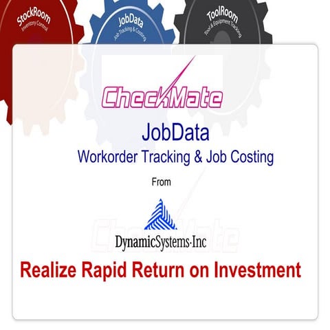 Check mate jobdata presentation