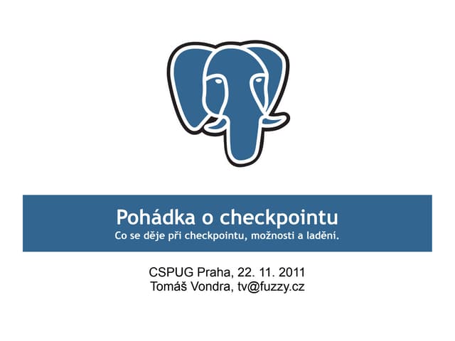 Checkpoint (CSPUG 22.11.2011)