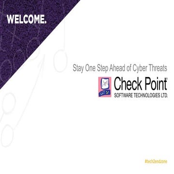 Stay One Step Ahead of Cyber Threats - Check Point