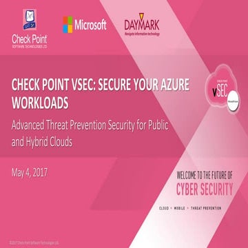 Check Point vSEC for Microsoft Azure Webinar