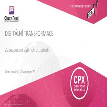 Digitální transformace: zabezpečení agilních prostředí