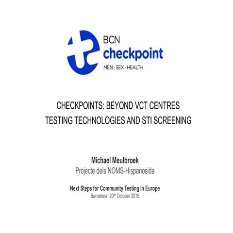 Testing technologies and STI testing