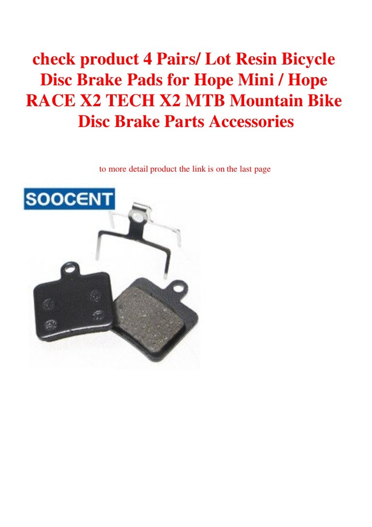 For Hope X2 Mountain Bike Disc Brake Pads