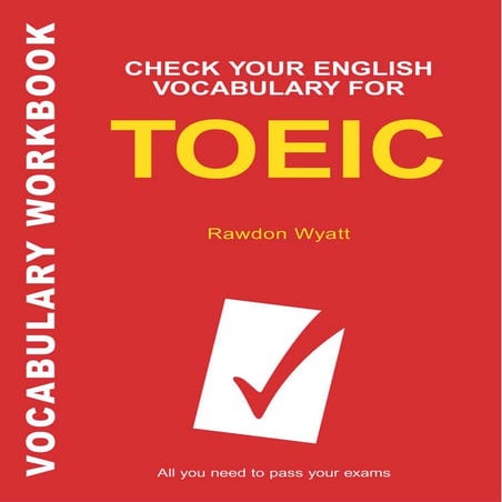 Check Your English Vocabulary For TOEIC