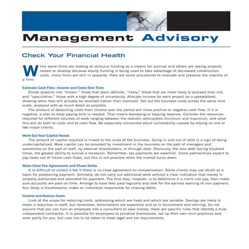 Check Your Financial Health