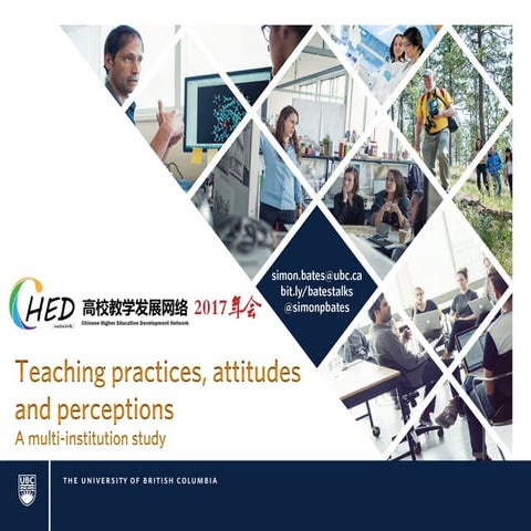 Teaching practices, attitudes and perceptions: a multi-institutional study