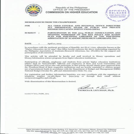 Letter of invitation | PDF