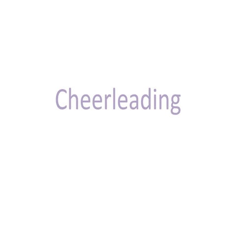 Cheerleading | PPTX
