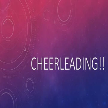 cheerleading | PPTX