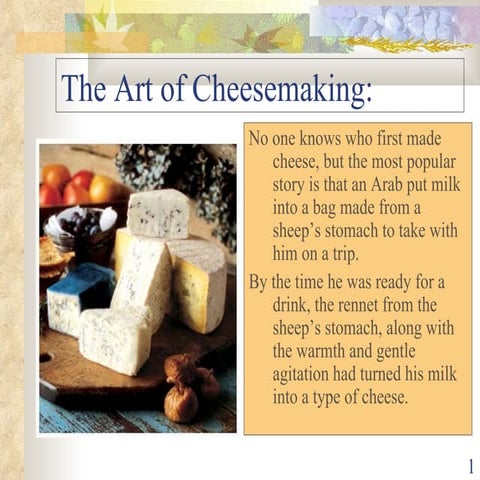 The Art of Cheesemaking | PPT