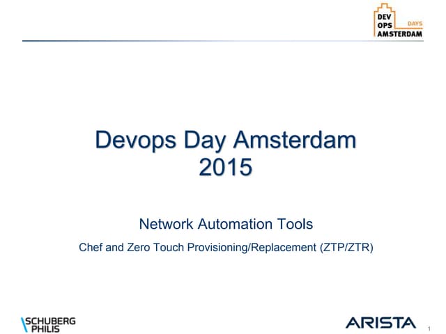 Chef arista devops days a'dam 2015