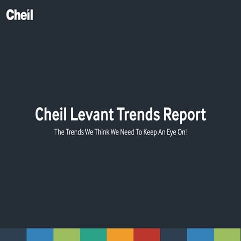 Cheil Levant Trends Report 2015