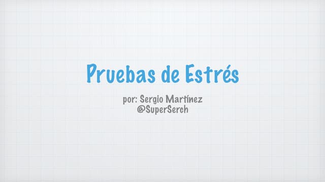 Chela stress test