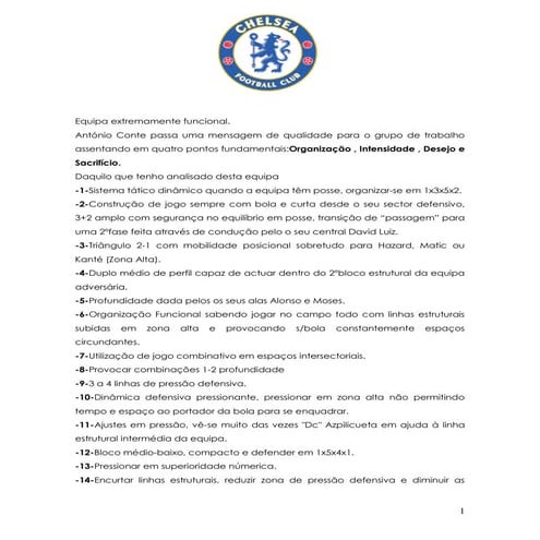 Chelsea 2016-2017 | PDF