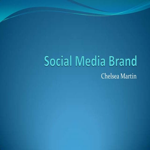 Chelsea martin's social media brand