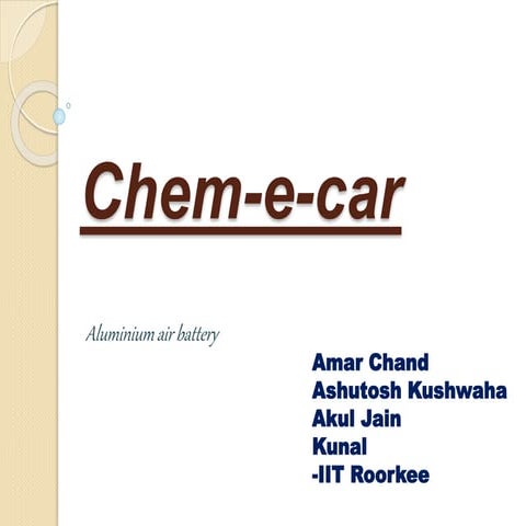 Chem e-car