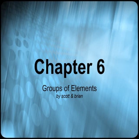 2016 topic 0 - elements & periodic table | PPTX