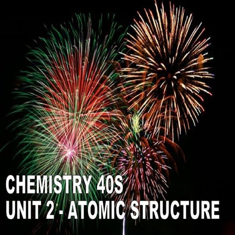 Chem 40Ss Unit 2 Notes