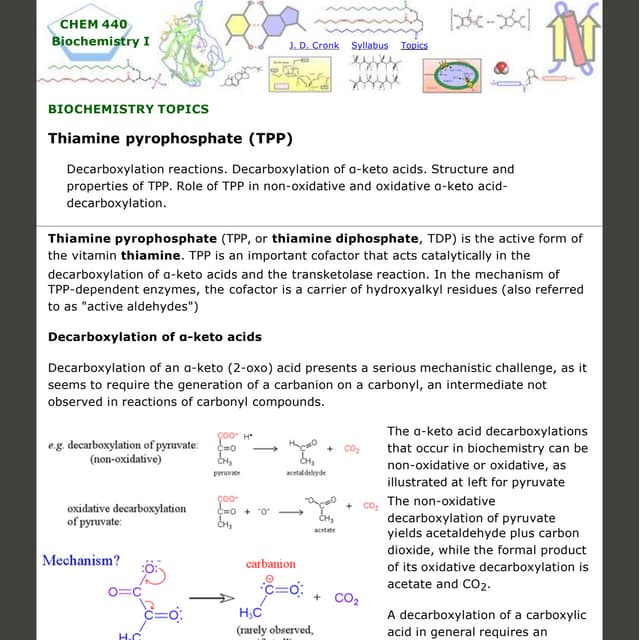 Chem 440 thiamine pyrophosphate converted-by_abcdpdf | PPTX