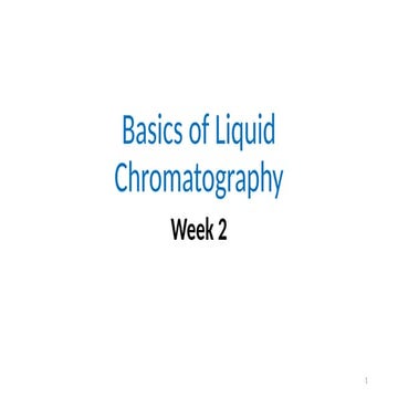 The Basics of Liquid Chromatography_1111