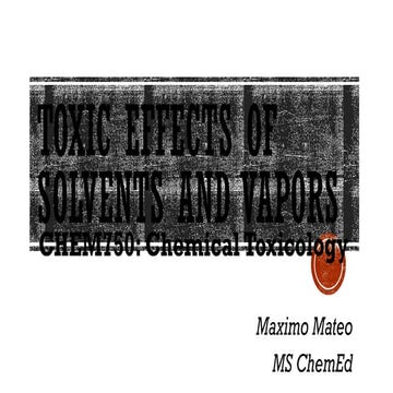 CHEM750PPTXReport_Chemical Toxicology.ppt