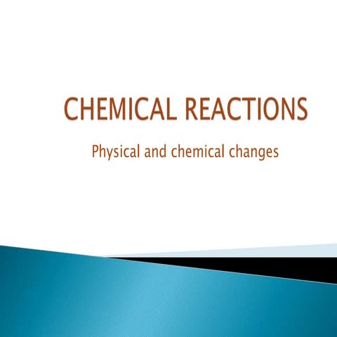 Chemcial reactions