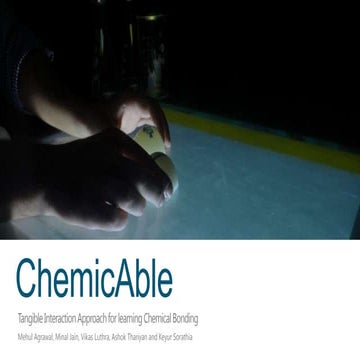 ChemicAble - A tangible User Interface for learning chemistry