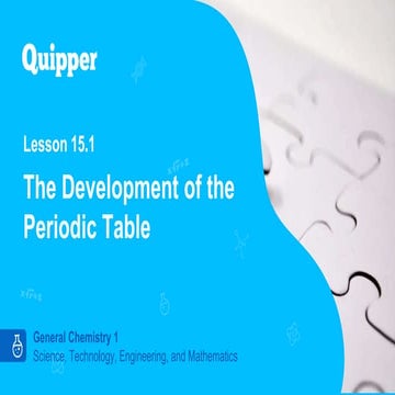 The Development of the Periodic Table.pptx