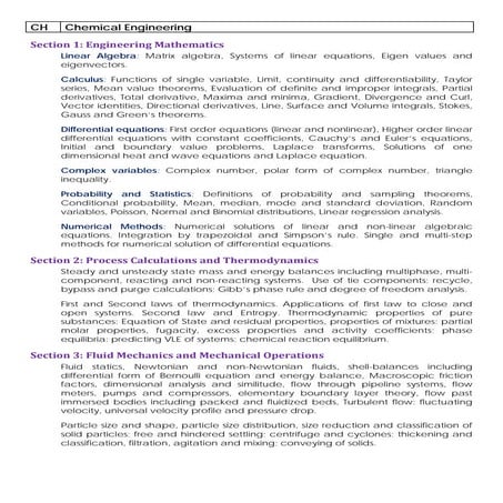 Chemical engineering