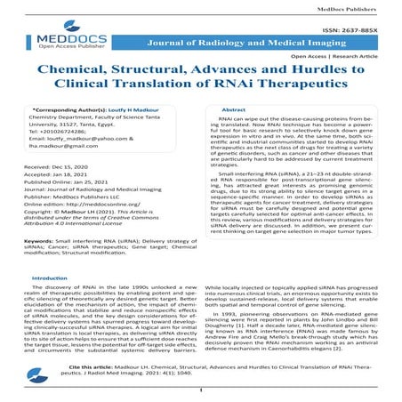 Chemical structural-advances-and-hurdles-to-clinical-translation-of-rn ai-the...