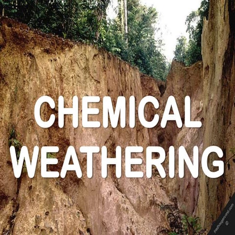Chemical and biological weathering lesson 5