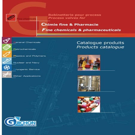 Chemical and pharmaceutical valves engineered valves-Guichon valves