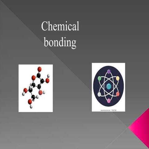 Chemical bonding