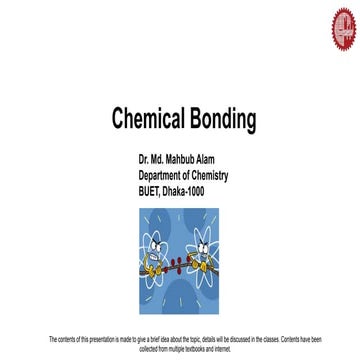 Chemical Bonding - Dr. Mahbub.pptx