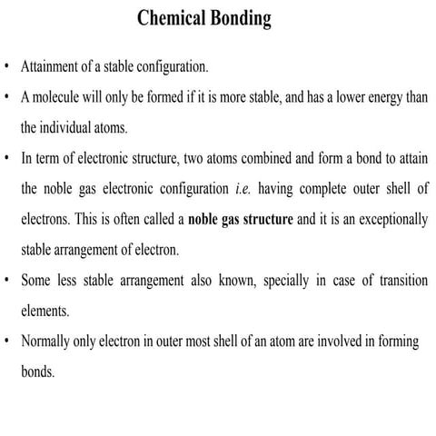 Comprehensive Overview of Chemical Bonding and Ionic Structures | PDF