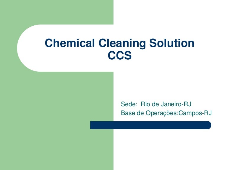 Chemical cleaning solution
