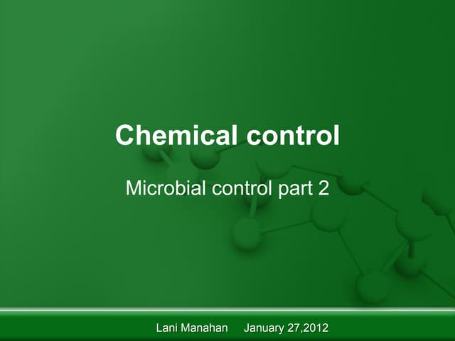 Chemical control part2