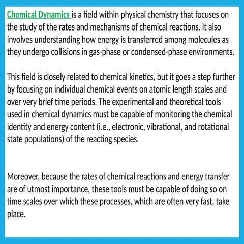 Chemical                   Dynamics.pptx