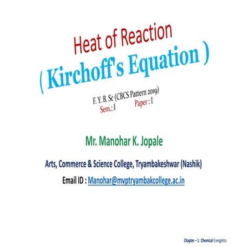 Chemical energetics 05 