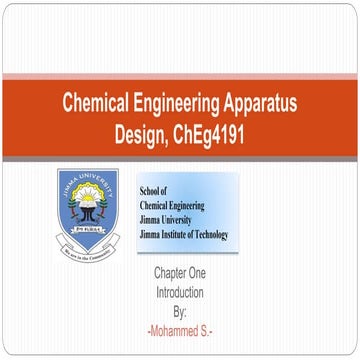 Chemical Engineering Apparatus Design, ChEg4191-1.pptx