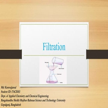 Filtration | PPTX