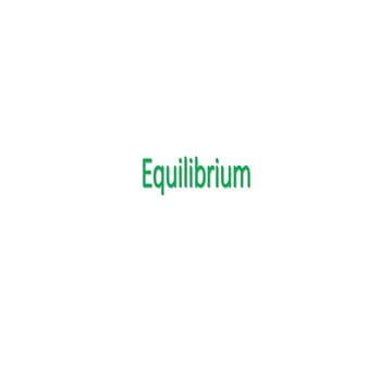 Chemical equiilibrium